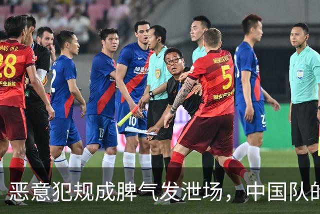 恶意犯规成脾气发泄场，中国队的球场格斗剧！